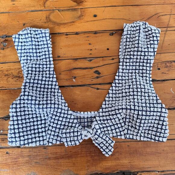 RITA ROW Puffy Popcorn Vintage Pinup Inspired High-waisted Swim Set - Picture 4 of 10